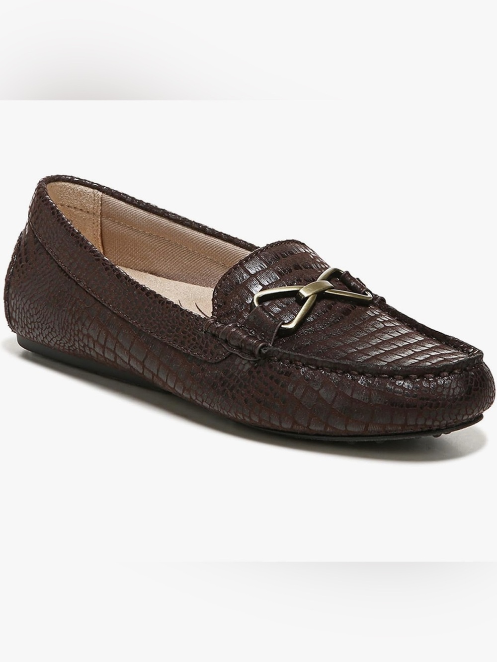 Life Stride Women's Brown Turnpike Loafer SZ 7.5 Color Chocolate Brown NWOT